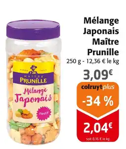 Colruyt Maître Prunille Mélange Japonais offre