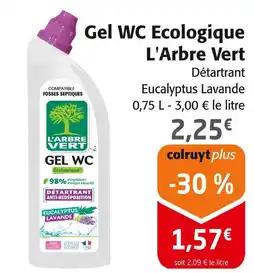 Colruyt L'Arbre Vert Gel WC Ecologique offre