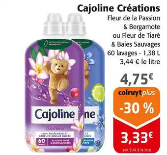 Colruyt Cajoline Cajoline Créations offre