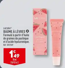ALDI LACURA BAUME À LÈVRES offre