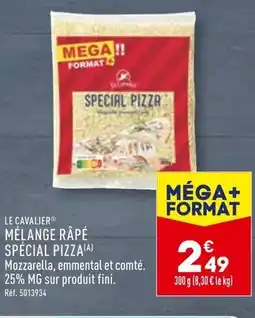ALDI LE CAVALIER MÉLANGE RÂPÉ SPÉCIAL PIZZA offre