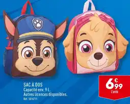 ALDI SAC À DOS offre