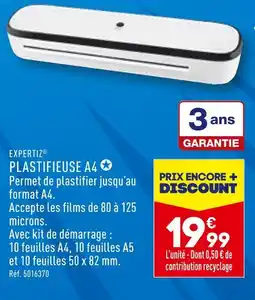 EXPERTIZ PLASTIFIEUSE A4