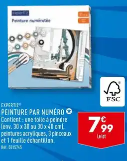 ALDI EXPERTIZ PEINTURE PAR NUMÉRO offre