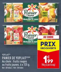 ALDI YOPLAIT PANIER DE YOPLAIT offre