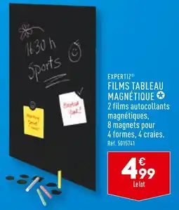 ALDI EXPERTIZ FILMS TABLEAU MAGNÉTIQUE offre