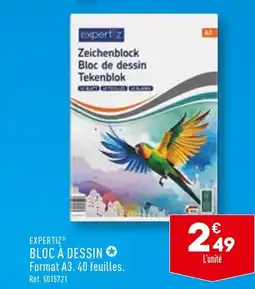 ALDI EXPERTIZ BLOC À DESSIN offre