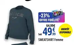Intersport NIKE SWEATSHIRT Femme offre