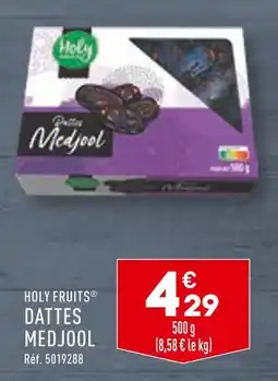 ALDI HOLY FRUITS DATTES MEDJOOL offre