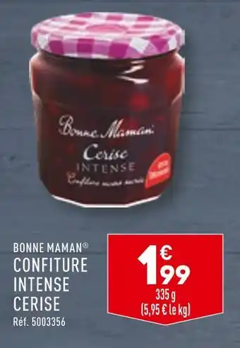 ALDI BONNE MAMAN CONFITURE INTENSE CERISE offre