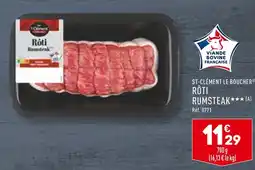 ALDI ST-CLÉMENT LE BOUCHER RÔTI RUMSTEAK offre