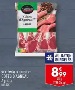ALDI ST-CLÉMENT LE BOUCHER CÔTES D’AGNEAU offre