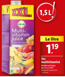 Lidl Solevita Jus multivitaminé offre