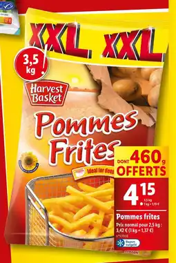 Lidl Harvest Basket Pommes frites offre