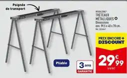 WORKZONE TRÉTEAUX MÉTALLIQUES