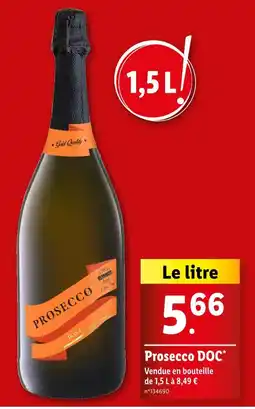 Lidl Prosecco DOC offre