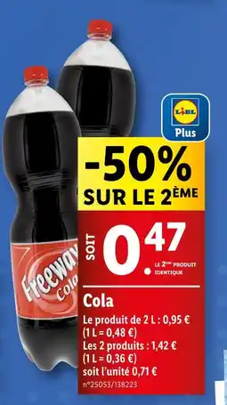 Lidl Freeway Cola offre