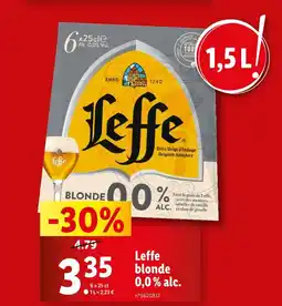 Lidl Leffe Leffe blonde 0,0% alc offre