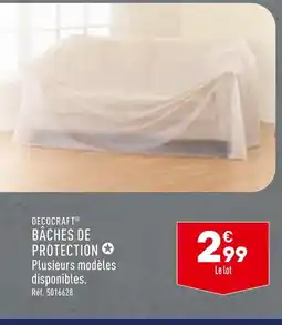 ALDI DECOCRAFT BÂCHES DE PROTECTION offre