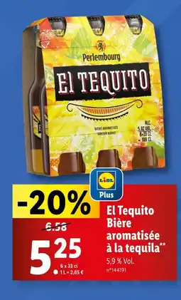 Lidl El Tequito Bière aromatisée à la tequila offre