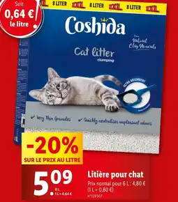 Coshida Litière pour chat