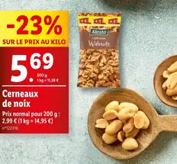 Lidl Alesto Cerneaux de noix offre