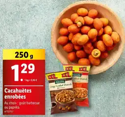 Lidl Alesto Cacahuètes enrobées offre