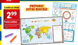 Lidl Poster ardoise offre