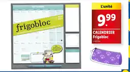 Lidl CALENDRIER Frigobloc offre