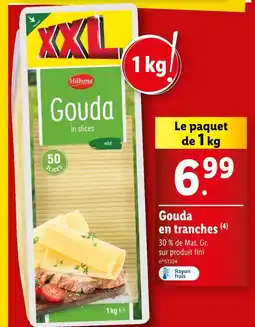 Lidl Milbona Gouda en tranches offre