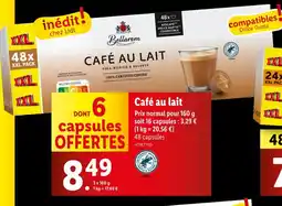 Lidl Bellarom Café au lait offre
