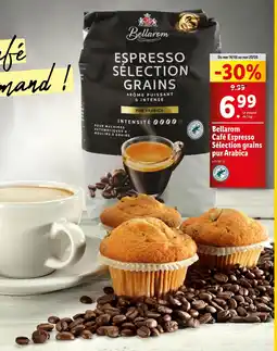 Lidl Bellarom Café Espresso Sélection grains pur Arabica offre