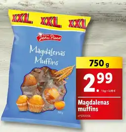 Lidl Maître Jean Pierre Magdalenas Muffins offre