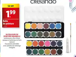Lidl crelando Boîte de peinture offre