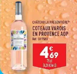 ALDI CHÂTEAU LA PRÉGENTIÈRE® COTEAUX VAROIS EN PROVENCE AOP offre