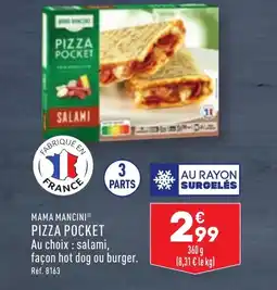 ALDI PIZZA POCKET offre