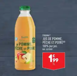 ALDI FRUIMA® JUS DE POMME, PÊCHE ET POIRE(D) offre