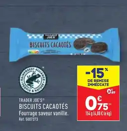 ALDI TRADER JOE'S® BISCUITS CACAOTÉS offre