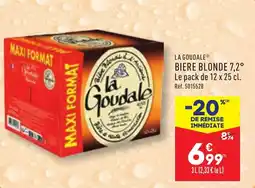 ALDI LA GOUDALE® BIERE BLONDE 7,2° offre