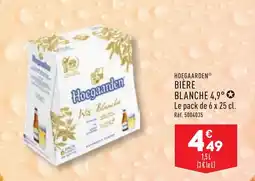 ALDI HOEGAARDENⓇ BIÈRE BLANCHE 4,9°✪ offre