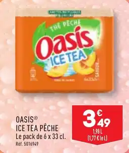 ALDI OASIS® ICE TEA PÊCHE offre
