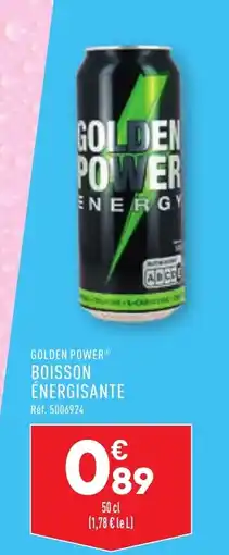 ALDI GOLDEN POWER® BOISSON ÉNERGISANTE offre