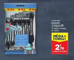 ALDI LACURA MENⓇ RASOIRS JETABLES offre