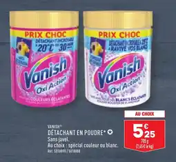 ALDI VANISH DÉTACHANT EN POUDRE* ✪ offre