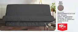 ALDI HOME CREATION® HOUSSE BANQUETTE CLIC-CLAC offre