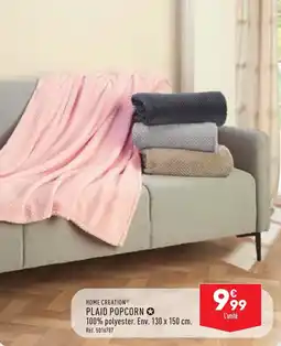 ALDI HOME CREATION® PLAID POPCORN ✪ offre