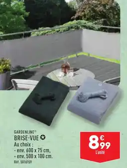 ALDI GARDENLINE® BRISE-VUE✪ offre