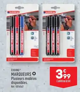 ALDI EDDING® MARQUEURS offre