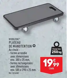 ALDI WORKZONE® PLATEAU DE MANUTENTION offre