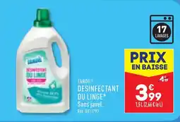 ALDI TANDIL DESINFECTANT DU LINGE offre